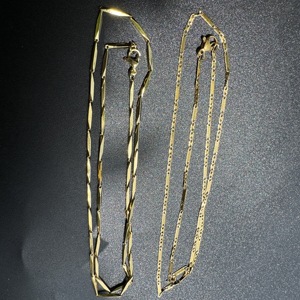 قلادة ضيقة نسائية عصرية 18 قيراط مملوءة بالذهب من الفولاذ المقاوم للصدأ سلسلة ثعبان متعرجة مسطحة لحفلات الزفاف والخطوبة هدية مجوهرات - Product Image 3