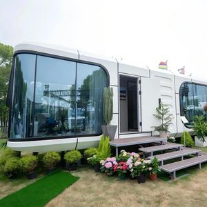 Maison conteneur moderne en aluminium durable de 20 pieds ou 40 pieds, type capsule spatiale, avec salle de bain et cuisine - Product Image 1