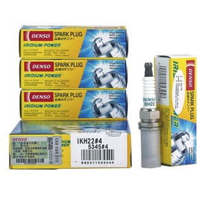 Bougie d'allumage DENSO Iridium 0,4 mm IKH22 90919-01276 pour Prius, Citroën <span class=keywords><strong>C4</strong></span>, Genesis Coupe, Veracruz - Essence, Nouvelle, Japon, Filetage 14 - Product Image 1