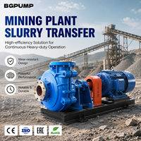 Pompe à boue électrique horizontale à haut débit et à pression maximale, robuste et abrasive, pour l'exploitation minière aurifère, produit OEM