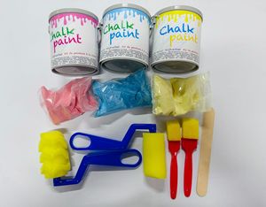 Tự làm vỉa hè phấn bột Sơn, có thể giặt bột phấn, trộn trong nước để tạo ra tác phẩm nghệ thuật đầy màu sắc trên vỉa hè hoặc bảng đen - Product Image 2