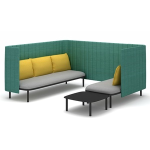 Colorful <b>Office</b> Booth <b>Sofa</b> High Back Fabric Private Space Conference Meeting <b>Office</b> Sectional Garden Hotel <b>Sofa</b> Set - Product Image 2