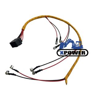 Harnais de câblage d'injecteur de carburant XPower neuf 3054893 305-4893 pour excavatrice 320D E320D Moteur C6.4 - Product Image 1