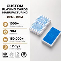 Cartes à Jouer Personnalisées avec Logo, Portables, Écologiques, Durables, en Papier, pour Jeu de Poker Anglais, Surface Brillante, Divertissement à Domicile