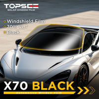 Nano Black Ceramic Windshield Film Anti-kras UV-bestendig Privacybescherming 70VLT HD Compleet testrapport