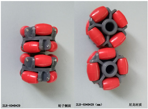 Roue universelle pour robot, roue Fulai, omnidirectionnelle, 2LH-40, roue Maime, <span class=keywords><strong>pneu</strong></span> mécanique de transport, pierre, verre - Product Image 6