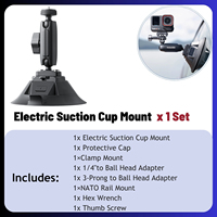 Support de fixation électrique à ventouse Insta360 pour voiture, stabilisateur de tournage pour caméra vidéo 360 X5/X4/X3, accessoires originaux