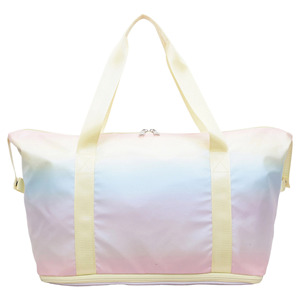 Sac à main multi-couleurs à grande capacité avec logo personnalisé, sac à bandoulière, sac de voyage perlé pour femmes, sac de voyage en coton matelassé - Product Image 3