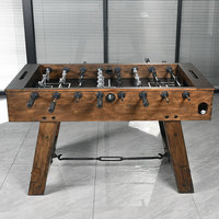 Table de football en bois de pin massif de haute qualité, grande taille 1,4 m, pour adultes, table de baby-foot d'intérieur, pour la maison, le club, les jeux de loisirs