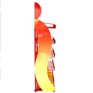 Bán Lẻ <span class=keywords><strong>Pop</strong></span> Nhập Khẩu Đồ Ăn Nhẹ Bánh Quy Đứng Khoai Tây Chiên Tầng <span class=keywords><strong>Rack</strong></span> Hiển Thị Với Dây Cửa Hàng Bán Lẻ Hiển Thị Kệ - Product Image 3