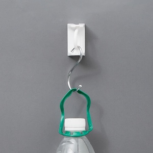 360 Degree Rotating <b>Hook</b> <b>Curtain</b> Rod <b>Hook</b> Steering Telescopic Rod <b>Hook</b> No Punching Ring Triangle for Bathroom - Product Image 6