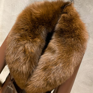 Sonbahar kahverengi deri ceket hakiki koyun DERİ CEKETLER kadın leopar uzun deri mont - Product Image 4