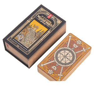 OEM nhà sản xuất tùy chỉnh trực tiếp UV Laser Flash thẻ mạ Vàng nguồn giấy mô hình đặc biệt quá trình loại bỏ thẻ mù hộp Hội Đồng Quản trị trò chơi - Product Image 5