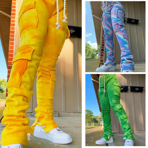 <span class=keywords><strong>Salopette</strong></span> pour <span class=keywords><strong>femme</strong></span> super élastique, velours double face imprimé, multi-poches, décoration à cordon, ample, respirante - Product Image 2