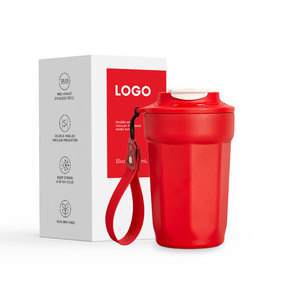 Regalo de Navidad, Tazas de Viaje 2 en 1 de Acero Inoxidable de 16 oz, Aisladas al Vacío, Antiderrames, con Tapas de Doble Función de Grado Alimenticio - Product Image 4