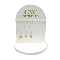 Présentoir rotatif en acrylique personnalisé pour bijoux : support de présentation pour bagues, boucles d'oreilles et colliers – Vente en gros