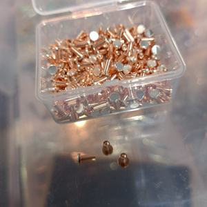 1/<span class=keywords><strong>4</strong></span> ''Bs Standard Pouces Haute Qualité Laiton Cuivre Croix Tête Plate Petites Vis - Product Image 2