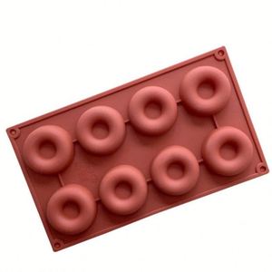 Molde de Silicona Ecológico Personalizado con Logotipo, 8 Cavidades Redondas, Reutilizable, para Hornear Pasteles, Queso, Jabón, Velas, OEM/ODM - Product Image 3