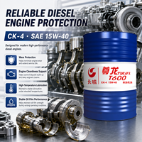 Huile moteur diesel pour usage intensif Sinopec T600 CK-4 15W-40, lubrifiant à faible teneur en cendres et longue durée de vie pour moteurs DPF Euro VI