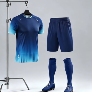Customized Football Jerseys Men's Adult Breathable Quick Dry Short Sleeve Soccer Jersey Digital Print Logo Club Team New Arrival