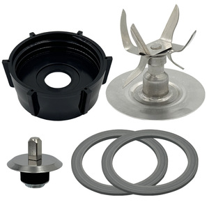 Juego de cuchillas para exprimidor de acero inoxidable, 6 cuchillas con base y anillos de sellado para accesorios de licuadora Oster - Product Image 1