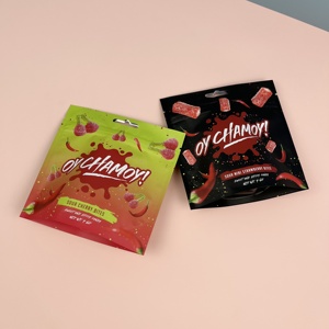 Bán buôn chua anh đào cắn Kẹo mềm đồ ăn nhẹ tùy chỉnh in kỹ thuật số bao bì doypack túi nhựa Sản xuất tại Trung Quốc - Product Image 4