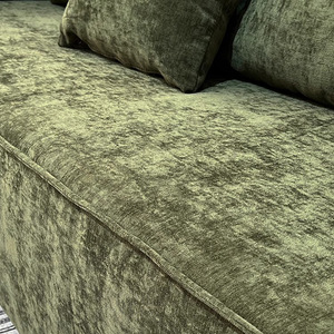 Sofá combinado verde oliva de compresión escandinavo personalizable, sofá modular de espuma de alta densidad informal simple para dormitorio - Product Image 4