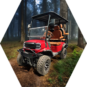 Prix usine 72V plomb-acide et Lithium rue juridique 4 sièges chariots de golf de chasse électriques - Product Image 5