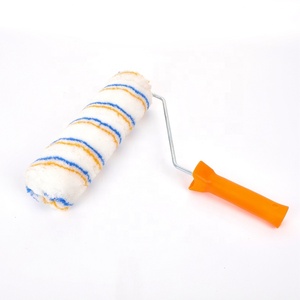 Rouleau à <span class=keywords><strong>peinture</strong></span> en polyester à poignée en plastique, personnalisable, bleu et jaune, <span class=keywords><strong>pour</strong></span> une <span class=keywords><strong>peinture</strong></span> rapide - Product Image 5