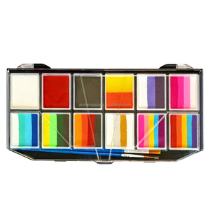 <span class=keywords><strong>Palette</strong></span> de <span class=keywords><strong>peinture</strong></span> pour le visage fluorescente aux couleurs néon UV professionnelles, 12 couleurs, <span class=keywords><strong>peinture</strong></span> corporelle qui brille dans le noir, fournitures pour enfants, maquillage d'Halloween - Product Image 6