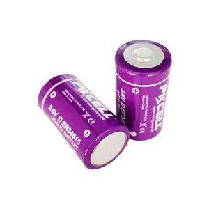 Bateria de lítio não recarregável 34615 D 3.6V 19000mAh LISOCL2 para GPS Bateria tamanho D 34615 D 3.6v