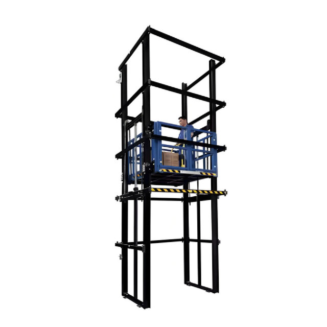 Lift Customization Motorized Lift System Single Double Rail Cargo Lift With High Speed Indoor and Outdoor Elevator