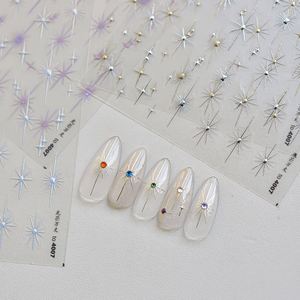 Autocollants pour ongles en cristal d'or et d'<span class=keywords><strong>argent</strong></span> 5D, autocollants pour ongles en cristal de diamant, autocollants pour ongles en cristal de diamant scintillants, autocollants pour ongles en cristal de diamant laser, autocollants adhésifs pour ongles scintillants - Product Image 1