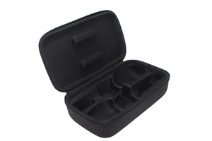 Étui de rangement ODM noir antichoc et résistant à l'usure en EVA avec fermeture éclair et inserts en toile pour appareils électroniques, idéal pour les voyages - Product Image 3