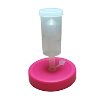 Kit de fermentation de couvercle de fermentation pour couvercle de fermentation en plastique à large bouche Mason Jar avec sas