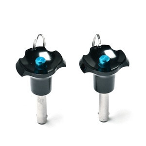 18-8 thép không gỉ inch Kích thước không thường xuyên loại ba Thùy xử lý <span class=keywords><strong>push</strong></span> <span class=keywords><strong>button</strong></span> nhanh chóng phát hành hai bóng Khóa Pin - Product Image 3