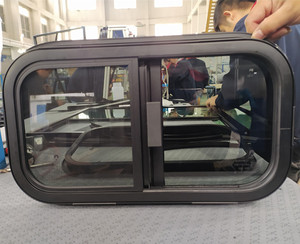 Nhỏ <span class=keywords><strong>Caravan</strong></span> Kính Trượt Cửa Sổ RV Cửa Sổ Camper Cửa Sổ Với Kẹp Khung Cho Ngựa Trailer - Product Image 3