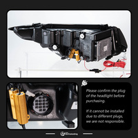 Phare de voiture BBA pour Range Rover Evoque 2012-2018, lentille de projecteur haute puissance, signal dynamique DRL, pièces automobiles