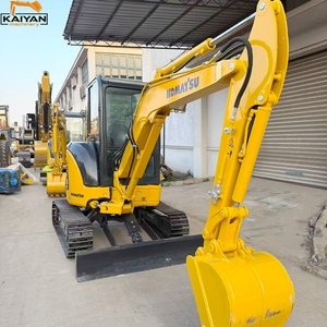 Excavadora Hidráulica Usada Komatsu PC35 de 3.5 Toneladas, Miniexcavadora Compacta Original de Japón con Cucharón de Excavación Estándar - Product Image 1