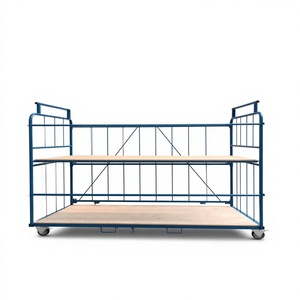 Carretilla de Transporte de Carga Pesada, Plataforma Plana para Paletas y Transportador de Carga para Logística de Almacén y Movimiento Industrial - Product Image 1