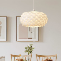 Nordique Chambre Bar Restaurant Villa Escalier Haut Plafond Fleur Art En Plastique Pétale Fleur Bourgeon Lustre Pendentif Lumière