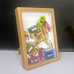 Bán buôn gỗ MDF A4 sâu 3D bóng hộp khung cho đồ chơi xe ô tô hiển thị trường hợp khung gỗ cho trang trí sử dụng khung ảnh - Product Image 4