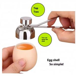 Dispositif d'ouverture d'oeufs de riz gluant en acier inoxydable 304 à tête unique séparateur de coquille d'<span class=keywords><strong>oeuf</strong></span> de conception créative transfrontalière <span class=keywords><strong>pour</strong></span> le ménage - Product Image 2