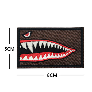 <span class=keywords><strong>Patch</strong></span> Ricamato Stile Tattico con Bocca di Squalo, Motivo Yin Yang Spirit Master, con Chiusura a Strappo per Zaini e Attrezzature - Product Image 3