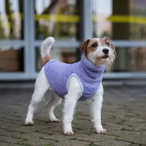 Suministros para mascotas Qiqu, nuevo diseñador personalizado, lana para perros, sudadera cálida para perros, ropa para cachorros, suéter para mascotas para perros pequeños, medianos y grandes