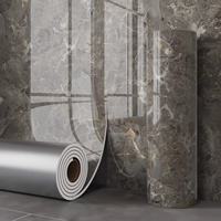 Autocollants muraux en PVC imitation marbre autocollants, imperméables, résistants à l'humidité, à l'huile et aux taches pour salon et salle de bain