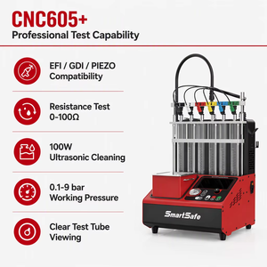 เครื่องทำความสะอาด<span class=keywords><strong>หัว</strong></span><span class=keywords><strong>ฉีด</strong></span>อัลตราโซนิก SMARTSAFE CNC605+ ถังขนาด <span class=keywords><strong>2500</strong></span> มล. สำหรับทำความสะอาดหัว<span class=keywords><strong>ฉีด</strong></span> EFI GDI Piezo สำหรับอู่ซ่อมรถยนต์ - Product Image 6