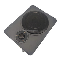 Subwoofer Actif de Voiture Sous Siège avec Amplificateur Intégré, Max 1500W, Haut-parleur Woofer Plat 8 Pouces, Basses Puissantes