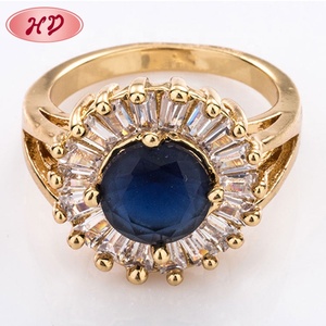 <strong>Different</strong> <strong>Types</strong> American Gold Plated CZ Stones Jewelry Fashion <strong>Rings</strong> for Woman - Product Image 4