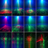 Lumières de fête DJ Disco, laser nordique et LED RGB, mode automatique activé par le son, télécommande, intérieur, karaoké, club, KTV, CRI élevé 95 | YSH